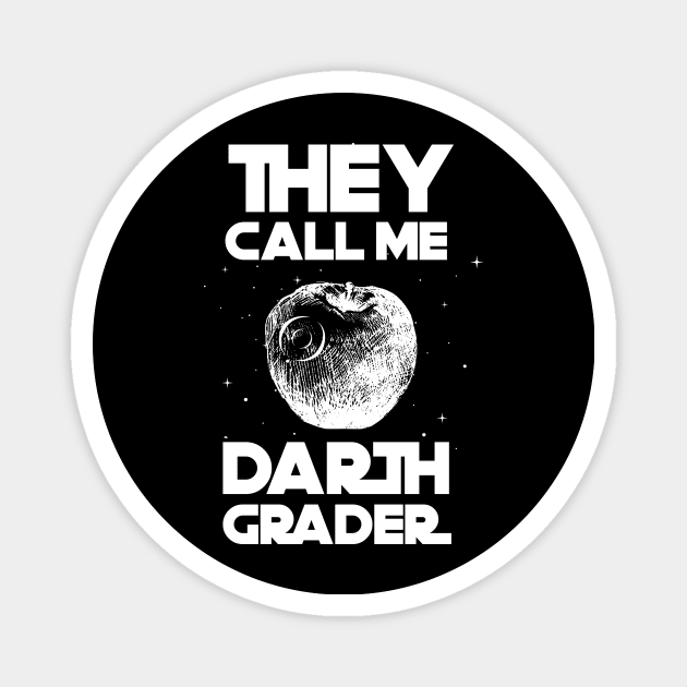 I Am Darth Grader Sci Fi Space Funny Magnet by timski